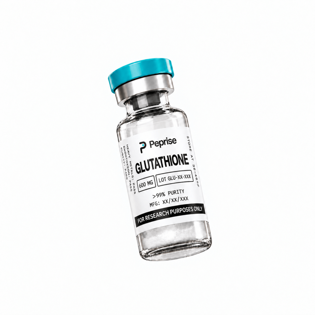 A vial of Glutathione